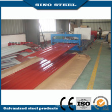 Ral3000 PPGI Prepainted Corrugated Steel Sheet